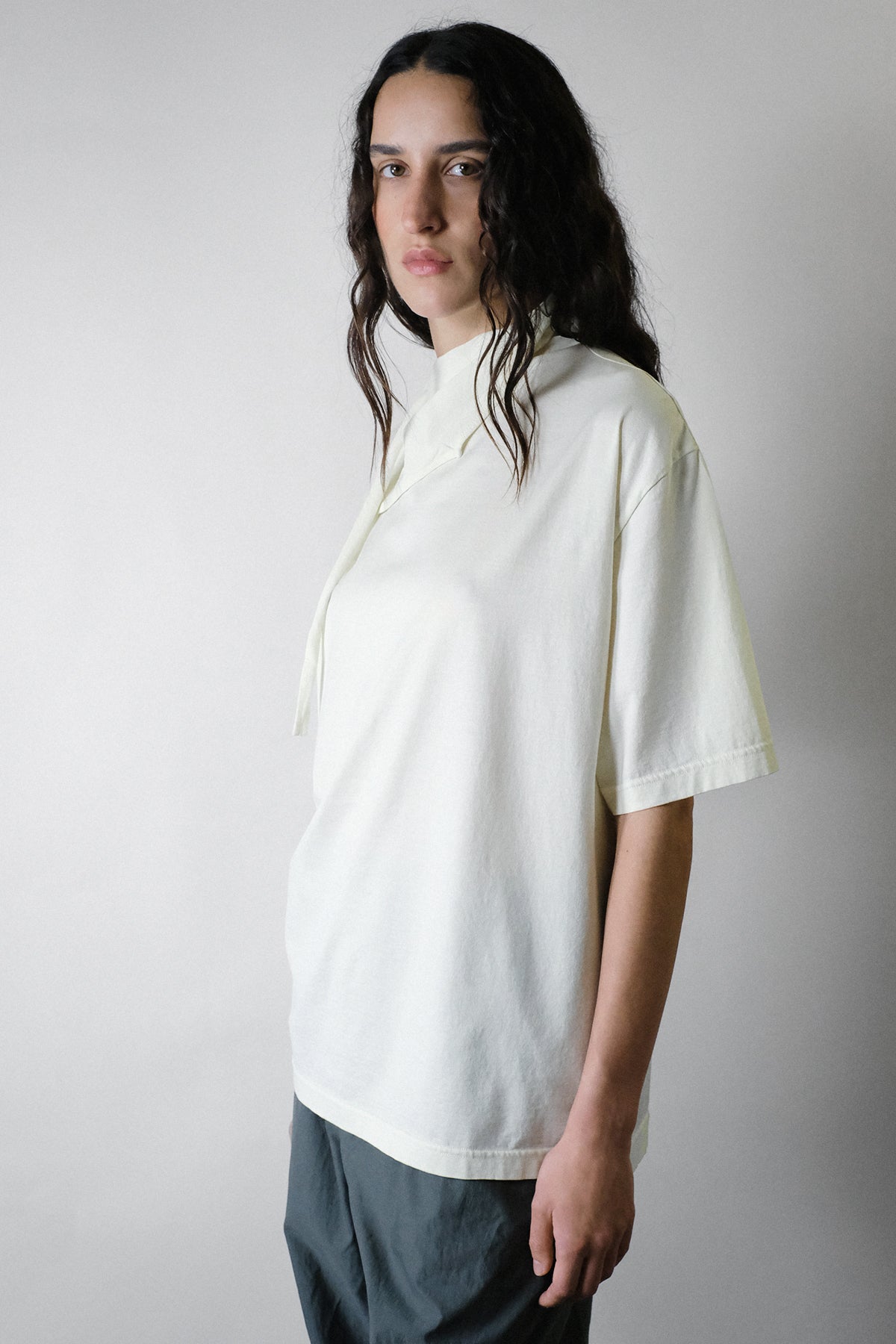Lemaire  —  T-Shirt with Foulard / Lemon Glaze